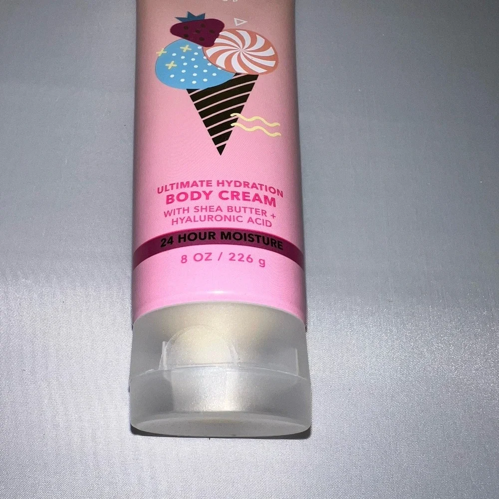 BATH AND BODY WORKS Fruity Sherbet Ultimate Hydration Body Cream 24 Hour 8 oz